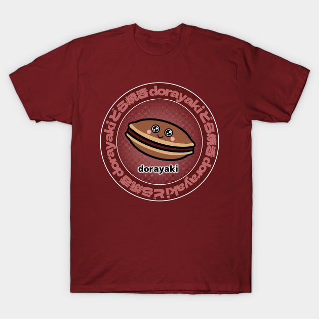 Kawaii Dorayaki (Japanese Red Bean Pancake) T-Shirt by KL Chocmocc